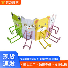 家用日常浴室门后厨房墙上免打孔挂衣物脸盆可爱萌宠卡通挂钩现货