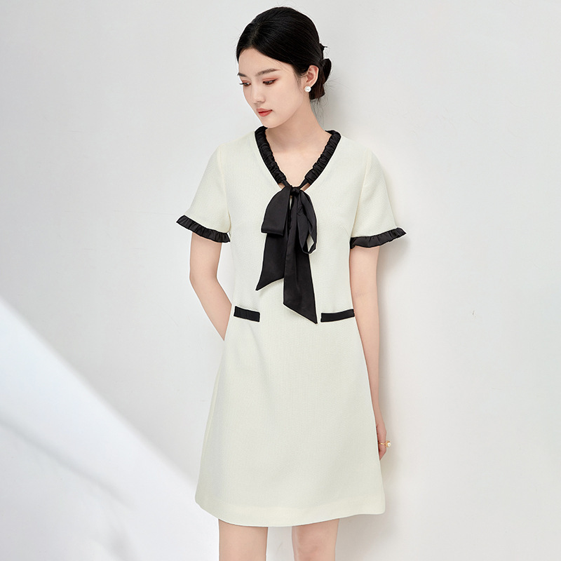 Đầm maxi nữ thắt eo mùa hè kiểu mới — 2413411 - Da đen chi tiết 7