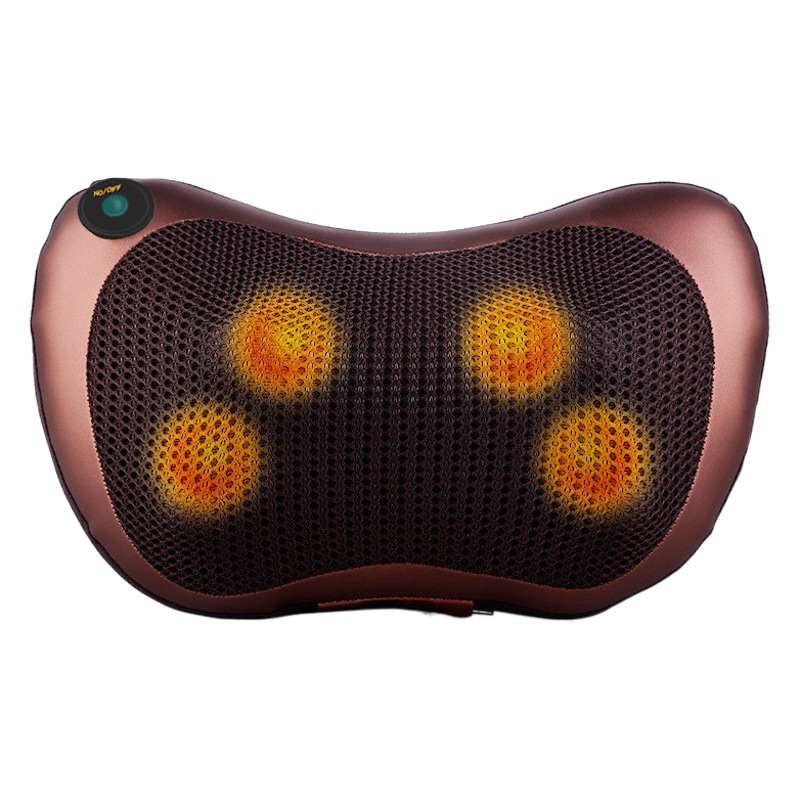 Masajeador de columna cervical Kangsong, cintura, hombros, espalda, almohada de masaje eléctrica para automóvil, compresa caliente multifuncional, cojín de masaje amasado