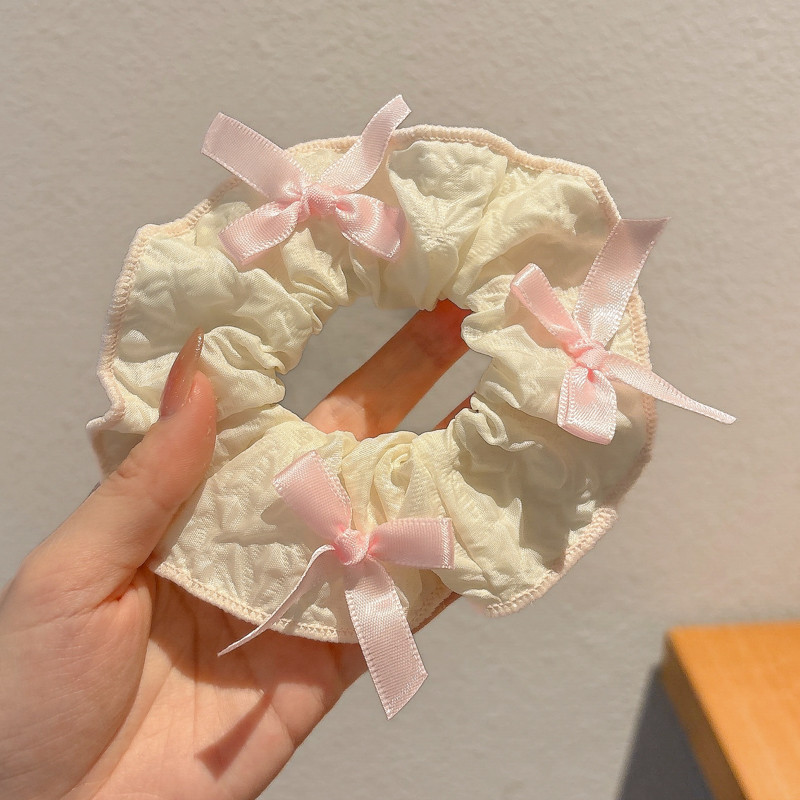 韩系超大号大肠发圈女高级感方巾发绳高弹力耐用皮筋头花头饰发饰|undefined