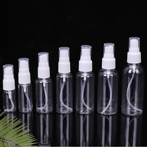 Wholesale 30 50 100ml spray bottle fine mist spray bottle liquid plastic dispensing bottle alcohol spray bottle