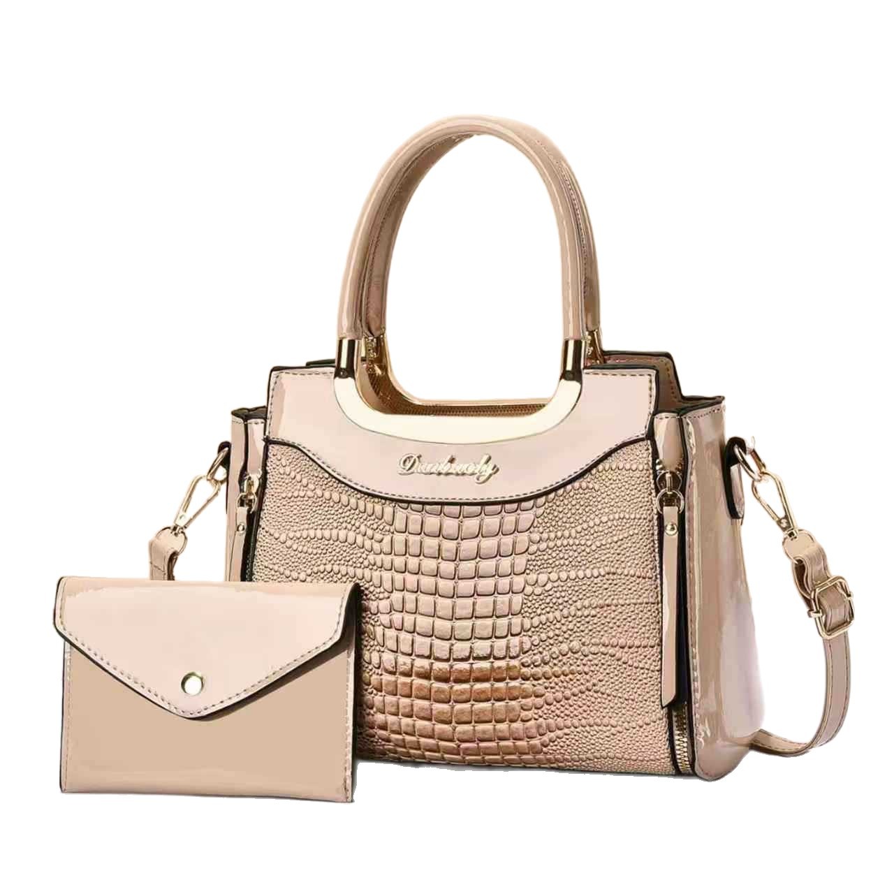 Venta directa de fábrica bolso de mensajero de gran capacidad salvaje bolso de moda bolso de mujer 2025 nuevo bolso de moda con patrón de cocodrilo