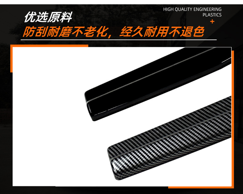 Suitable for Audi Audi Rs3 8Y 2021+ Side Skirt Spoiler Small Body Kit Exterior Decoration Cross-Border Modification Parts
