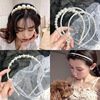 Retro headband from pearl, hairgrip, hairpins, hair stick, hair accessory, french style
