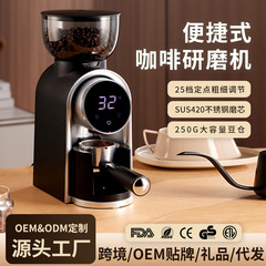 コーヒーマシン商用グラインダーイタリア式電動グラインダーコーヒー豆グラインダーハンドパンチ太さ110V220V新