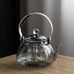 耐高溫玻璃泡茶壺輕奢高檔茶壺家用電陶爐提梁煮茶沏茶壺功夫茶具