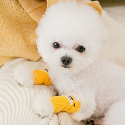 New cute style pet socks, cartoon socks, non-slip bottoms, legging covers, dog socks, dog foot covers, cat cotton socks