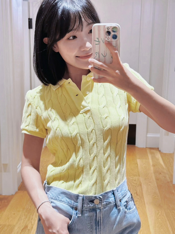RLラフ【ラペルPOLO半袖】Tシャツトップス | XIAOPAOLIAO | 1色1サイズ | 卸売ドロップシッピング | スキャン可能|undefined
