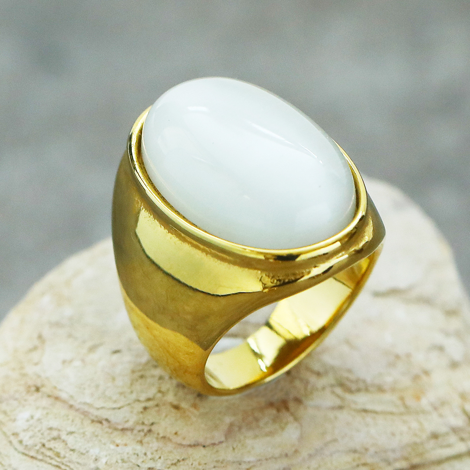 23g Weight Natural Stone Inlay Material Rings Classification 1 Piece Quantity Holiday, Street Occasion Titanium Steel Material Round Pattern Men's Gender Inlay Design Hip-Hop Style Hip-Hop Round Titanium Steel Inlay Natural Stone Men's Rings 7
