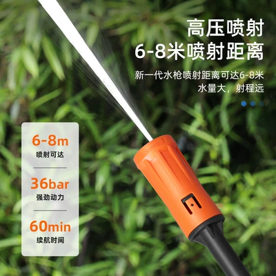 Car Washer, Electric Portable — High pressure car wash water gun
