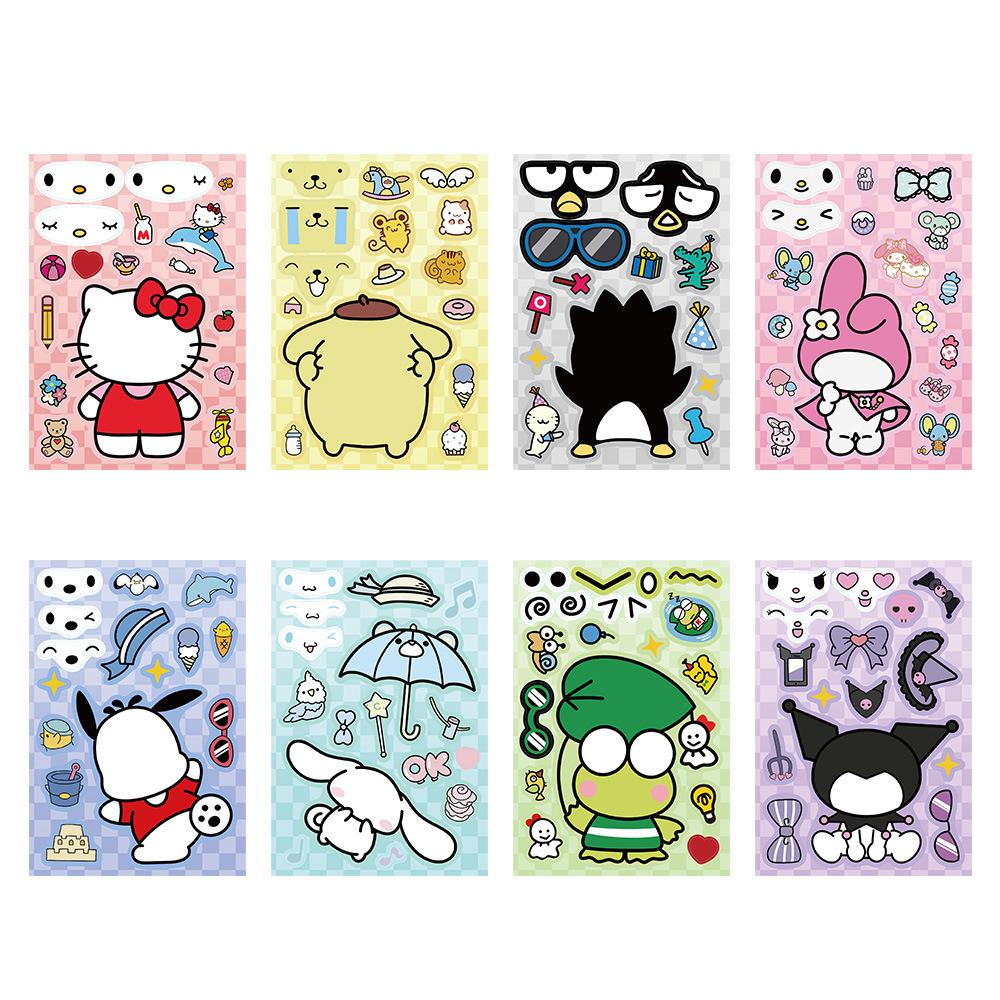 SJS205 만화 캐릭터 2 (기본 8 장/가방)