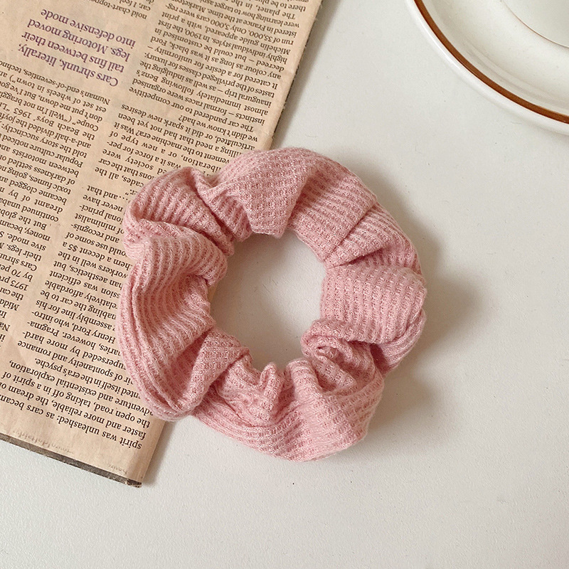 Pequeño, fresco y dulce, lazo para el cabello de intestino grueso, linda cuerda para el cabello a cuadros, atmósfera coreana, cuerda para el cabello, tocado de goma