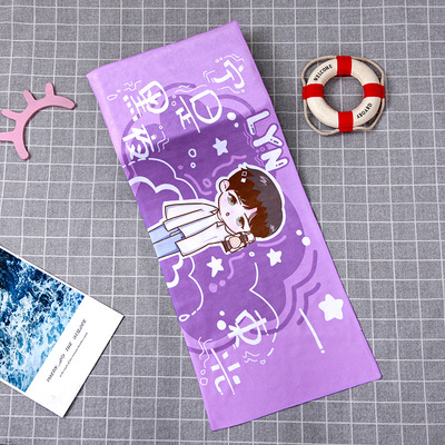 diy Star Should aid Chaopai Bodybuilding Sports gift activity Printed logo pattern motion towel customized