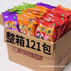 パームクリスピードライクリスピーヌードルハラールインスタントヌードル全箱卸売1つのインターネットセレブスナックギフトパックで空腹を満たす夜食