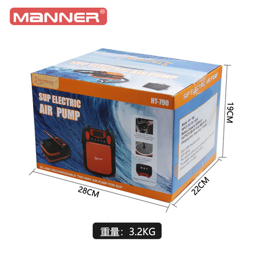 SUP Paddle Board Inflator 12V Car Electric Tire Pump Tent Raft Kayak Inflatable Boat High Pressure Pump