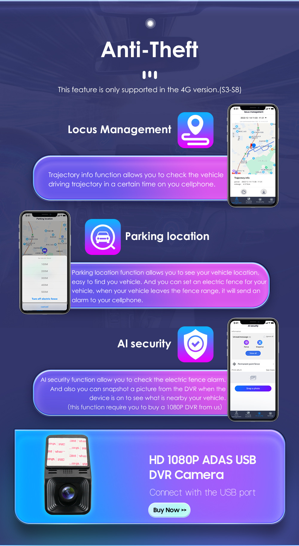 Overseas Android Navigation Is Suitable for 14-16 Toyota Corolla Corolla Car Navigation Gps4G Full Network Communication