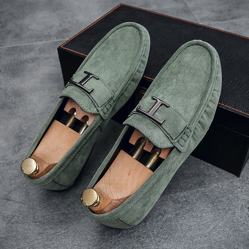 Doudou Shoes Men's 2025 Spring New Men's Casual Loafers Business Trbottomy Soft Sole Driving Shoes Dropshipping