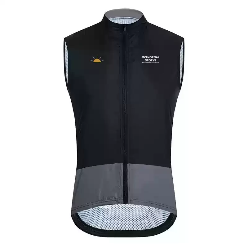 春秋款男式防风防水骑行马甲公路车自行车上衣必备