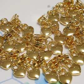 3号5号尼龙爱心圆心拉头DIY手工缝纫浅金黑色银色拉链