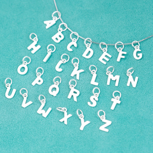 s925���y26��Ӣ����ĸ�����Ʒ��� �ֹ�diy��������������