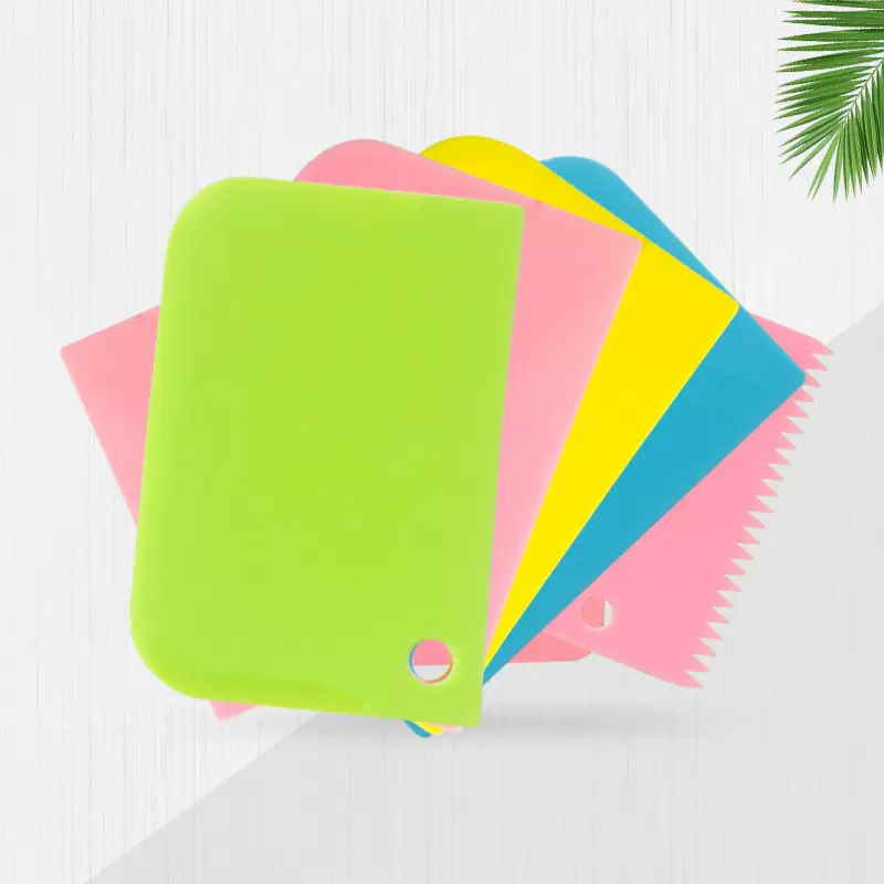 彩色塑料奶油三件套刮板PP蛋糕刮板套装面粉切切面刀diy烘焙工具