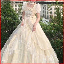 七月樱【呜呼】正版原创连衣裙生日礼服花嫁裙大长裙