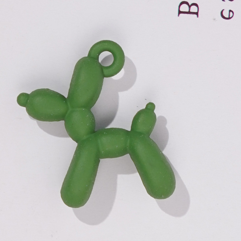 卡通合金磨砂小狗手链吊坠 手工DIY制作项链串珠材料饰品耳环配件|undefined