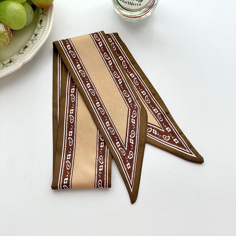 2025 mujeres primavera y verano coreano bolsas de cabello de color sólido correa de cabello de flores de caju