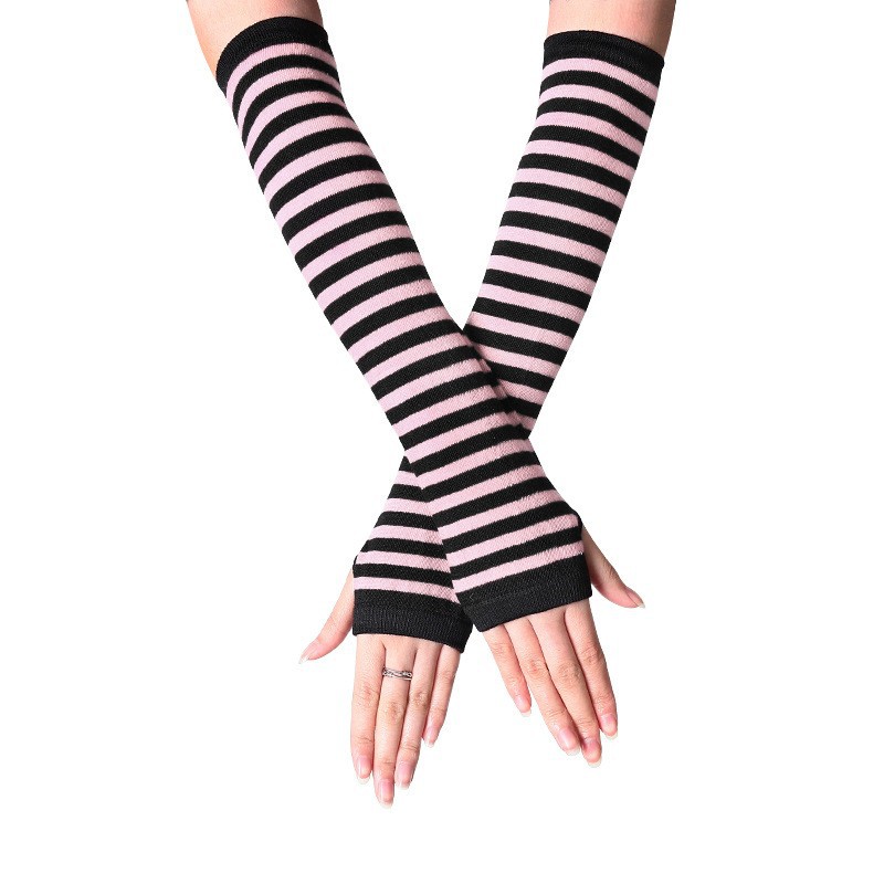Black + pink stripes