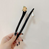 Metal Chinese hairpin with tassels from pearl, cheongsam, hair accessory, orchid, "fish tail" cut