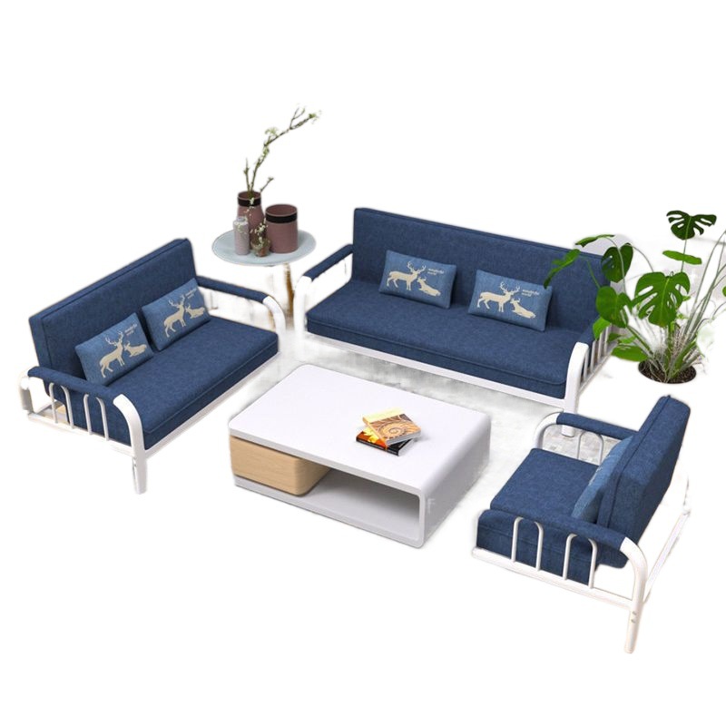 Sofá cama plegable multifuncional Sofá de tela de apartamento pequeño de doble uso Alquiler Sofá de sala de estar triple simple