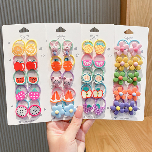 Baby rubber band small children's hair accessories infant headband children's rubber band baby headwear thumb hair tie wholesale