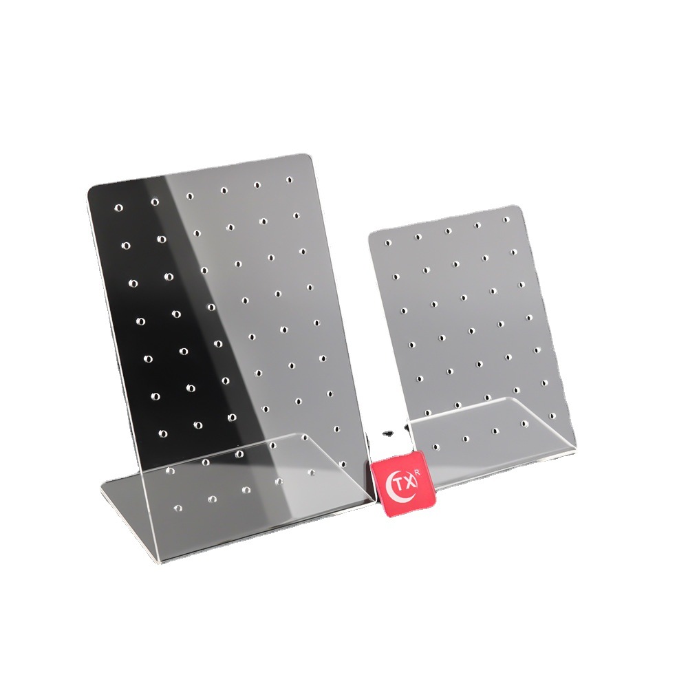 透明亚克力耳钉挂架 35孔亚克力首饰耳环挂件首饰摆件饰品展示架