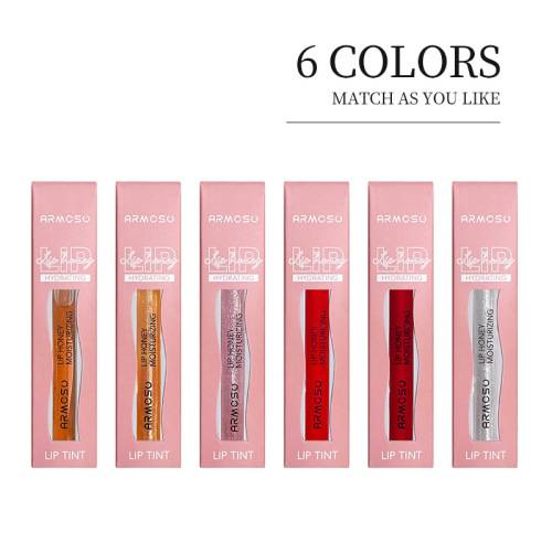 ARMOSU Crystal Jelly Lip Balm - Transparent Bouncy Moisturizing Gloss with Fine Shimmer