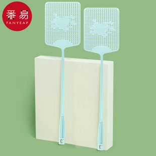 Free Shipping/10Y Fly Swatter Ab1S65 - Plastic Long-Handled Mosquito Swatter for General Household Use
