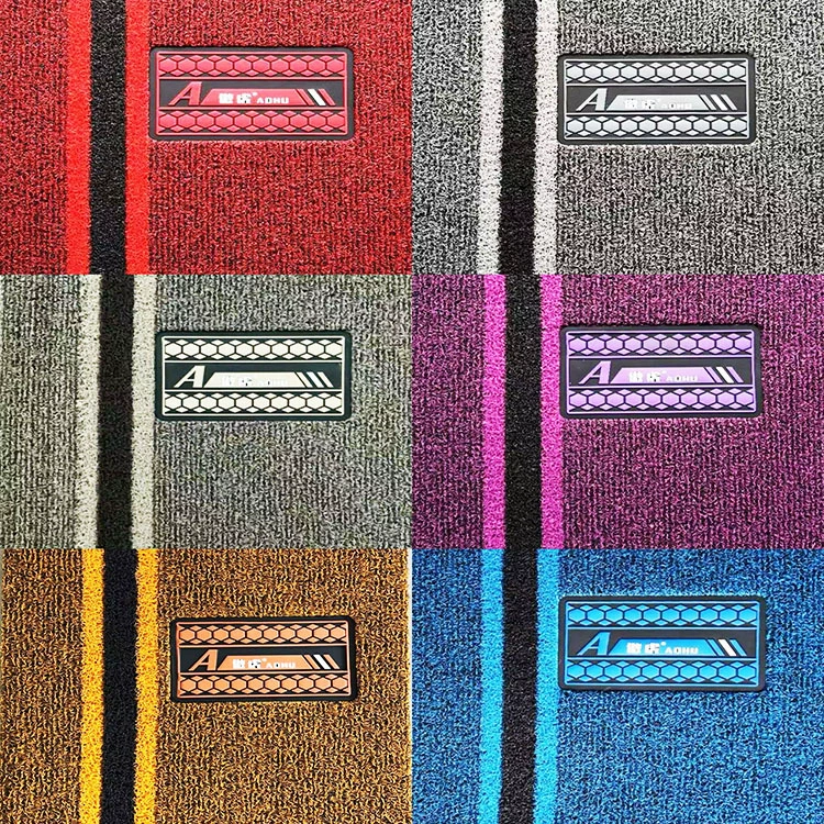 Цвет полосы цвет провода кольцо автомобиля коврик бесплатно резки шип нижней четыре сезона универсальный материал ПВХ производителей