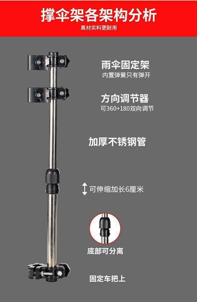 Umbrella holder for electric vehicles, electric bicycles, baby strollers, and bicycles