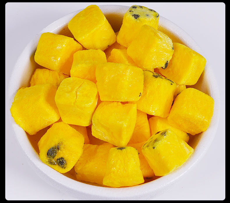 Freeze-Dried Passion Fruit Blocks (Passiflora edulis) — Cold-Brew Fruit Tea, 55g Jar preparation