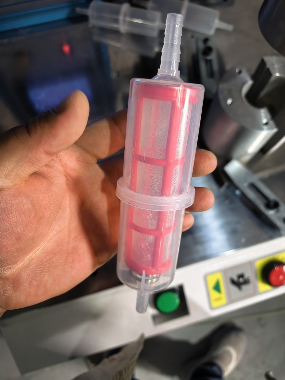 Car and Motorcycle Plastic Filter Element Solution Filter Filter Net 8-10mm Large Diameter Automotive Fuel Filter Element