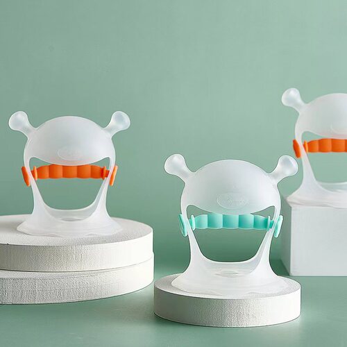 Snail Anti-Biting Hand Teether Liquid Silicone Mastication Glove Infant Band Hand Ring Teether Direct Manufacturer Wholesale