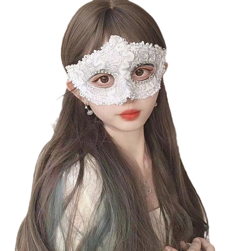 Masquerade Máscara de princesa de media cara Fiesta sexy COS Espectáculo de escenario Masquerade Pros de Halloween