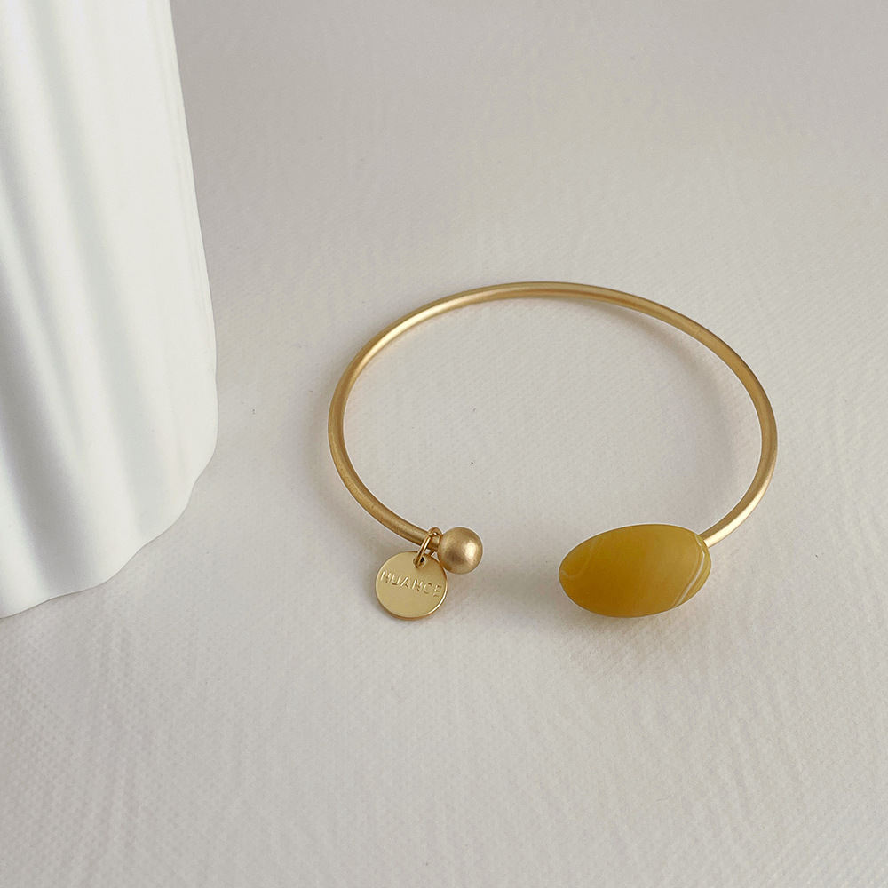 Fashion Oval Copper Bangle 1 Piece