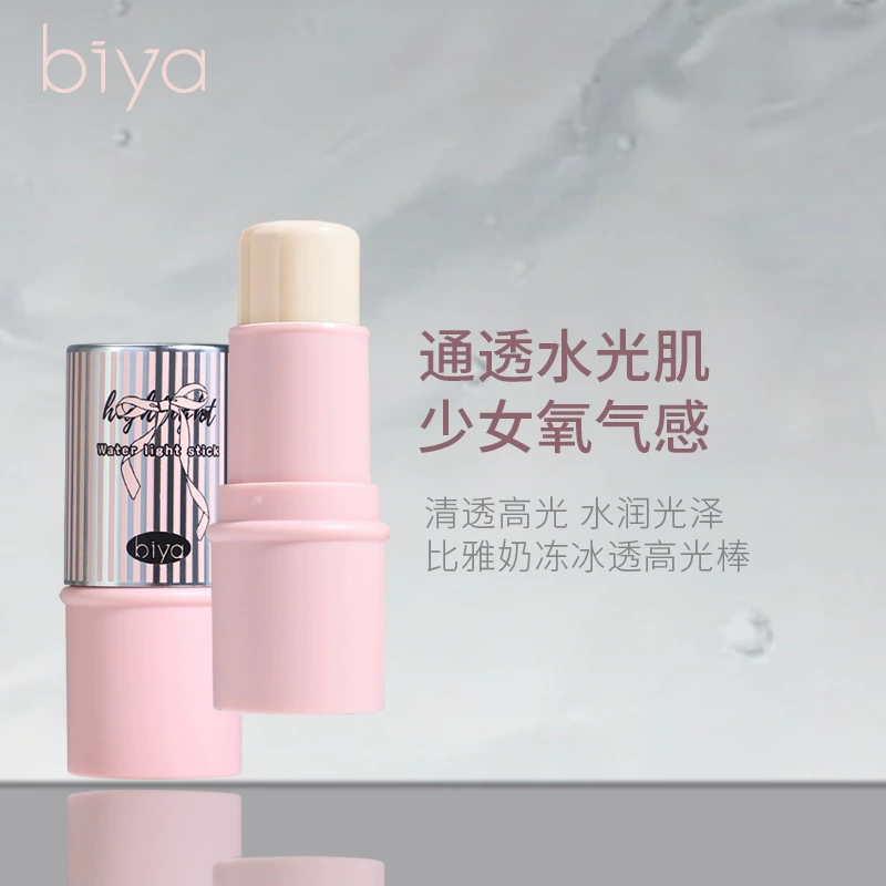 Biya Water-Glow Gel Highlighting Stick естественным образом осветляет силуэт Girly Blush Lazy Highlighting Contouring Stick