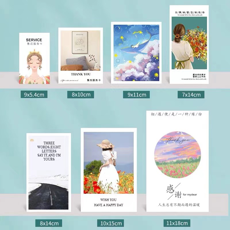 Tarjeta de agradecimiento y posventa personalizada, ideal para pedidos online, reseñas de 5 estrellas o fidelización de clientes image 5