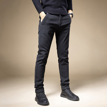 男士休闲裤韩版潮流修身弹力小脚裤四季弹力百搭新款纯色长裤子男