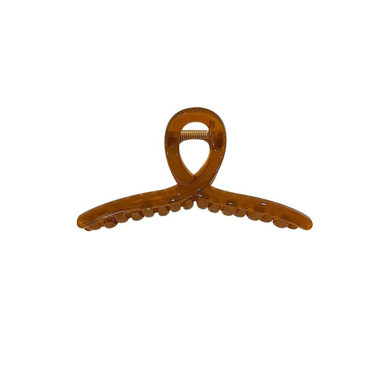 Volumen de pelo de gran tamaño multi-clip hembra Cabeza trasera updo clip de pelo temperamento clip de pelo clip de tiburón clip de pelo tocado verano