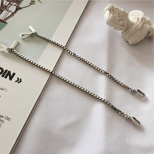European and American hip-hop style box bracelet ins for men and women, Cuban unisex Korean version, trendy, versatile, simple bracelet jewelry wholesale