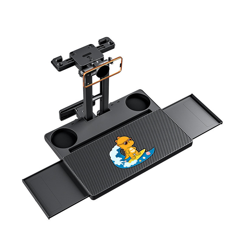 Anti-slip Car Tray — Qìchē Car table board - a16-orange-dinosaur-magnetic-style