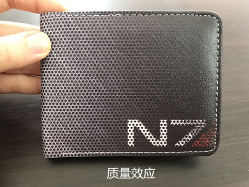 Mass Effect N7 Wallet Wallet EFFECT Short Folding Wallet MASS Mass Effect Peripheral Wallet