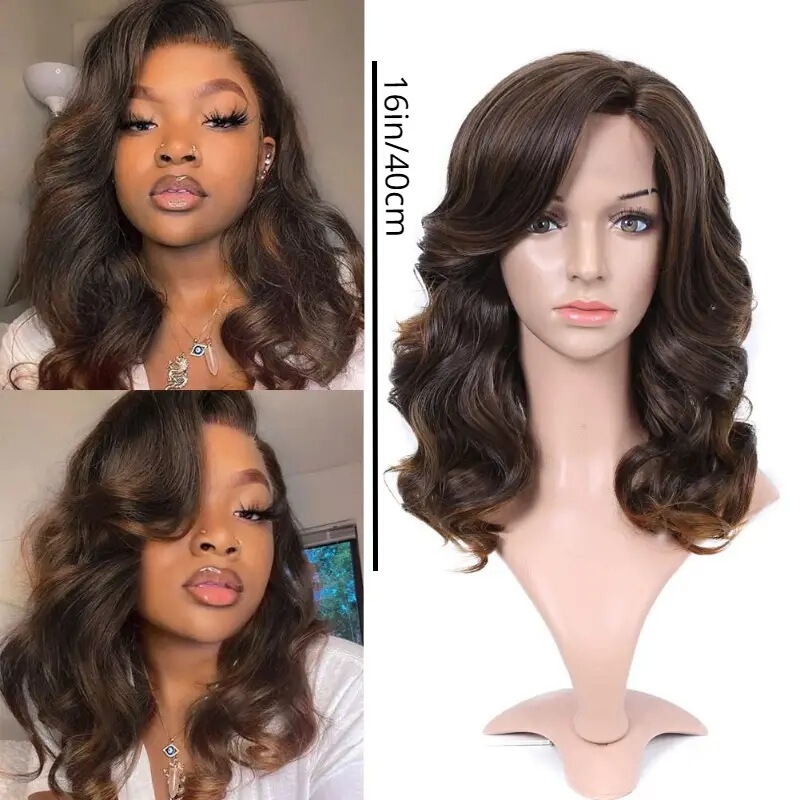 Amazon Cross-Border Realistic European and American Style Wigs for Women, Long Hair, Free Parting, Long Curly Hair, Big Waves, Natural Full Head Wigs Wholesale